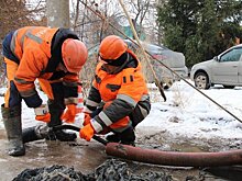 В Казани устраняют последствия аварии вблизи ЖК "Аквамарин"