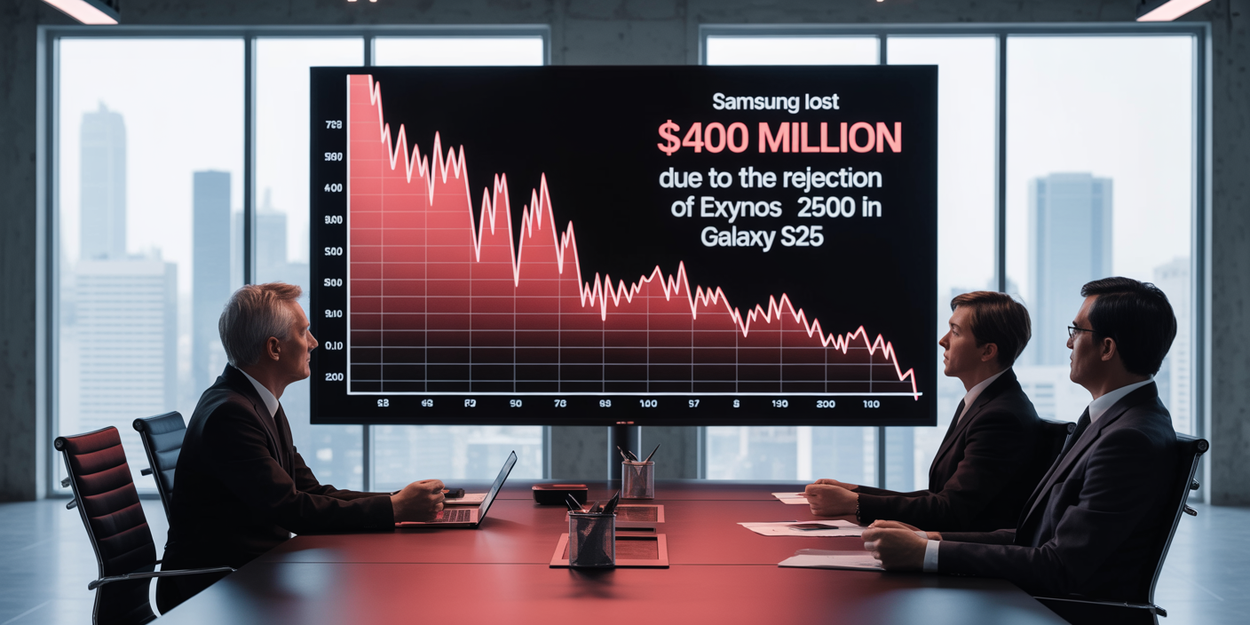 Samsung потеряла $400 млн из-за отказа от Exynos 2500 в Galaxy S25