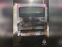 В Башкирии автобус с пассажирами загорелся во время движения
