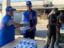 Гуманитарный груз с бутилированной питьевой водой отправлен для детского дома в ЛНР