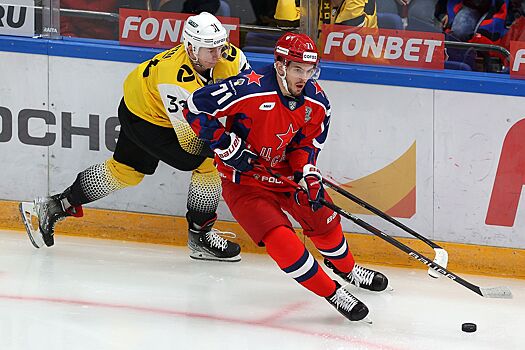 «Северсталь» вырвала победу во втором овертайме матча с ЦСКА и сравняла счёт в серии