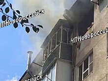 Появилось новое видео полыхающей многоэтажки в Новороссийске