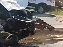 В Завьяловском районе водитель «Хендая» выехал на встречку и столкнулся с автомобилем «ГАЗон»