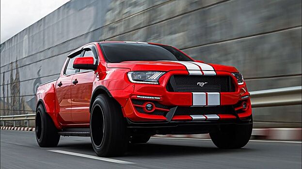 Тюнеры из Таиланда сделали пикап Ford Ranger похожим на Mustang