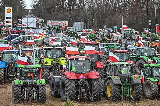 Зеленский отреагировал на блокаду украинской границы польскими фермерами