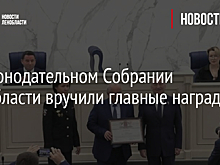 В Законодательном Собрании Ленобласти вручили главные награды