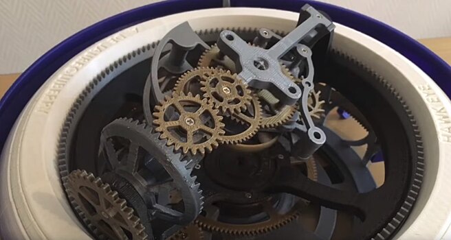 Сложнейший часовой механизм теперь можно распечатать на 3D-принтере