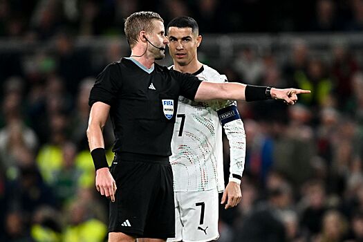 Ирландия — Португалия — 2:0, видеообзор матча отбора ЧМ-2026, видео голов: Пэрротт, удаление Роналду, статистика, 13 ноября 2025