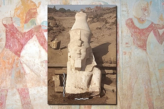 В Египте раскопали недостающую часть гигантской статуи фараона Рамсеса II