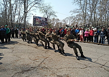 В гарнизонах Амурского объединения ВВО состоялись праздничные спортивные состязания, посвященные Дню Победы