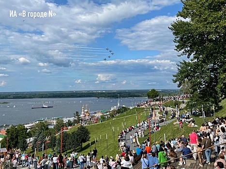 Авиашоу прошло над Нижним Новгородом 15 июля