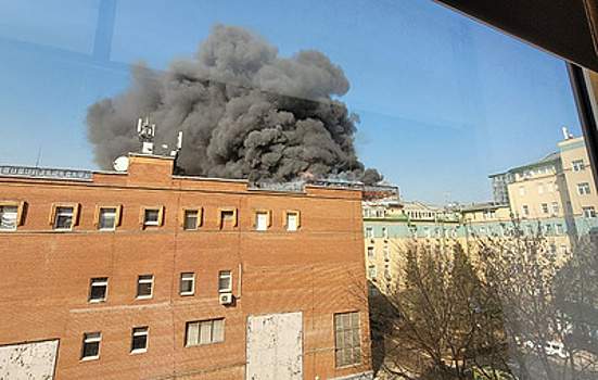 ТАСС: в Москве в строящемся жилом доме произошел пожар