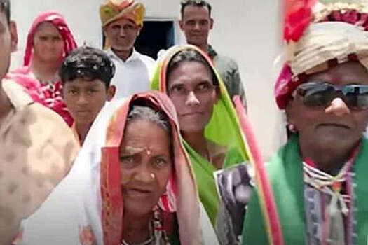 The Indian Express: в Индии пара сыграла свадьбу, прожив вместе 70 лет