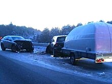 Шесть человек пострадали в аварии на трассе «Кола»