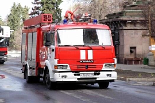 Пожар в ангаре в Новой Москве потушили