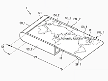 Samsung запатентовала выдвижной смартфон необычной формы