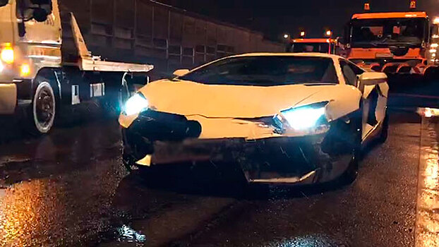 Стали известны подробности ДТП с Lamborghini на Ярославском шоссе