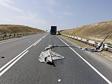 Под Вольском в массовом ДТП пострадал дальнобойщик