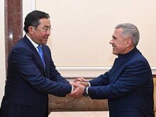 Раис Татарстана обсудил вопросы сотрудничества с акимом Абайской области Казахстана