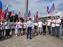 Пензенские молодогвардейцы провели онлайн-акцию «Флаг России – флаг Победы»