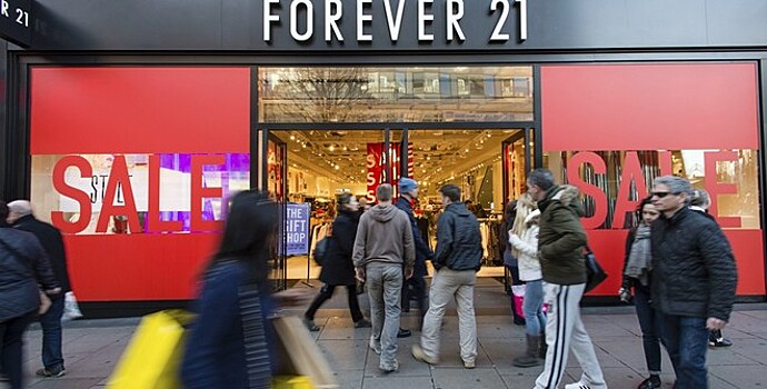 Сеть магазинов Forever 21 объявила о банкротстве