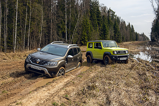 Renault Duster против Suzuki Jimny: как не увязнуть в грязи