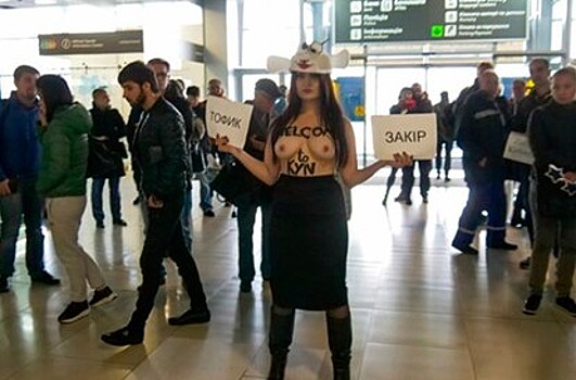 Активистка Femen приравняла Порошенко к Лукашенко