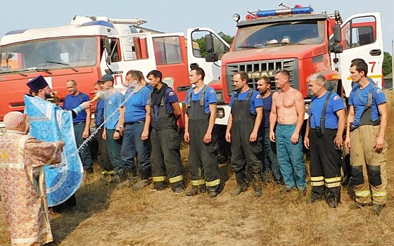 В Клепиковском районе совершили молебен о дожде и прекращении лесных пожаров