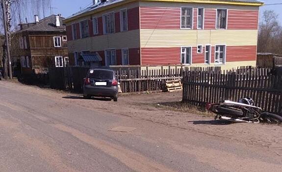 В Лузе водитель иномарки сбил 16-летнего мотоциклиста