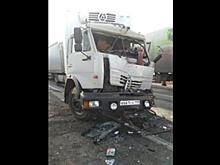 В Кинельском районе произошло ДТП с четырьмя грузовиками