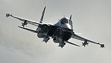 Су-34 ЗВО выполнили ночные бомбометания