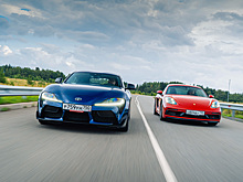 Toyota Supra против Porsche 718 Cayman GTS