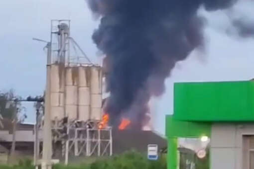 Егоров: на Платоновской нефтебазе в Тамбовской области возник пожар из-за БПЛА
