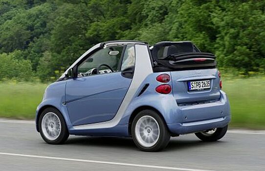 Параметры новой версии автомобиля Smart Cabrio
