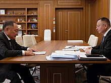 Шолбан Кара-оол провел встречу с Министром строительства и ЖКХ России Иреком Файзуллиным