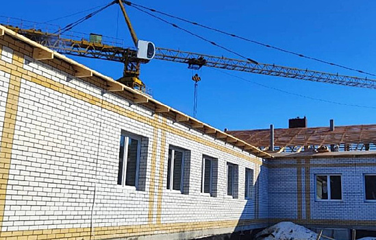 Новый детский сад в Ивановке построен почти на 50%