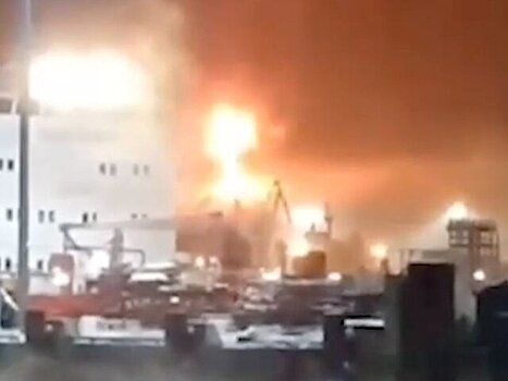 Пожар в терминале "Новатэка" в Ленобласти полностью ликвидирован