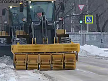 В Благовещенске очистили от снега и наледи около 50% дорог