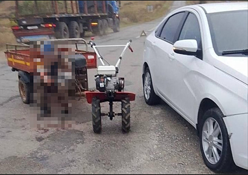 В Похвистневском районе 25 сентября человек пострадал при столкновении мотоблока и легковушки