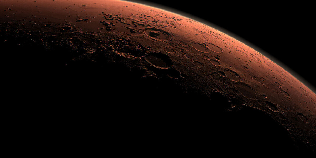 Гигантский вулкан обнаружили на Марсе