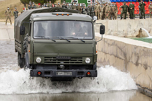 В Воронежской области начались состязания военных водителей