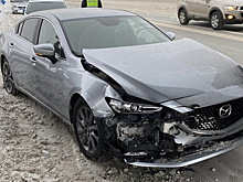 В Новосибирске из-за колеи на Большевистской улице произошло два ДТП