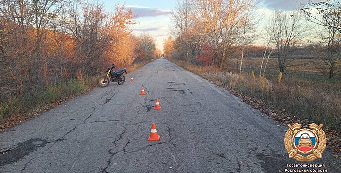 В Ростовской области 15-летний мотоциклист попал в ДТП