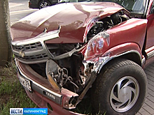 ДТП на ул. 9 апреля: «Шевроле» столкнулся с рейсовым автобусом