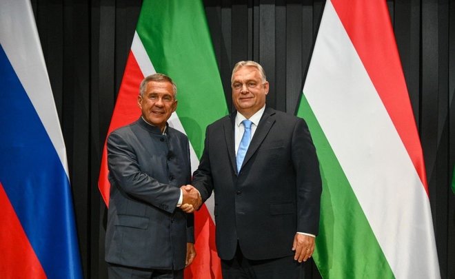 Рустам Минниханов встретился с премьер-министром Венгрии Виктором Орбаном