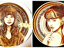 Японка делает шоколадные картины, и они прекрасны