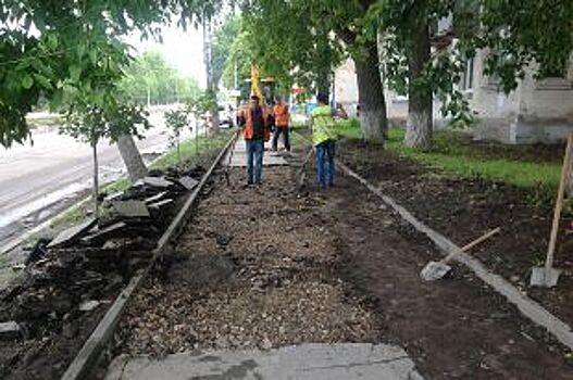 В Ульяновске заасфальтируют 70 тысяч квадратных метров тротуаров