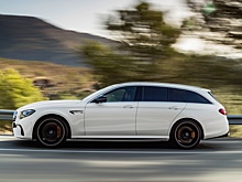 Универсал Mercedes-AMG E63 S разогнали до 200 км/ч, не прикасаясь к рулю