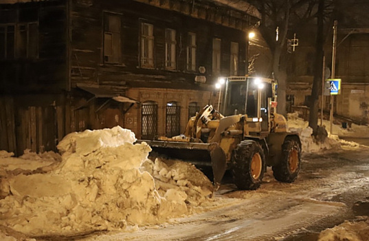 Содержание по зимнему регламенту: в Самаре специалисты проверили улицу Ленинскую