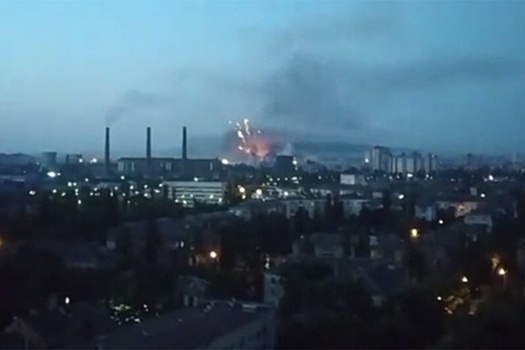 Появилось видео удара ВС России по ТЭЦ-4 в Киеве с эффектом салюта
